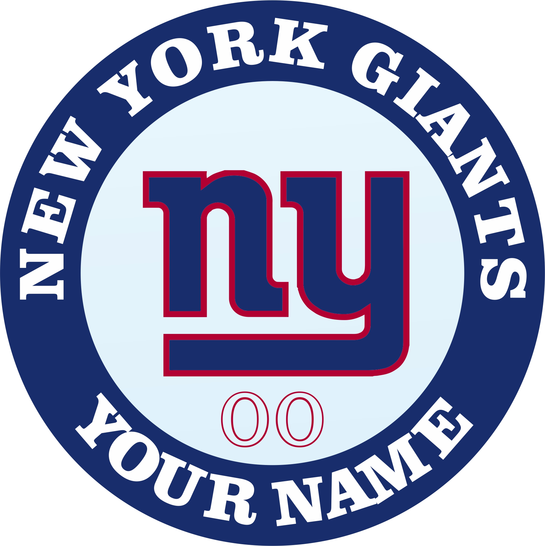 New York Giants Customized Logo iron on paper